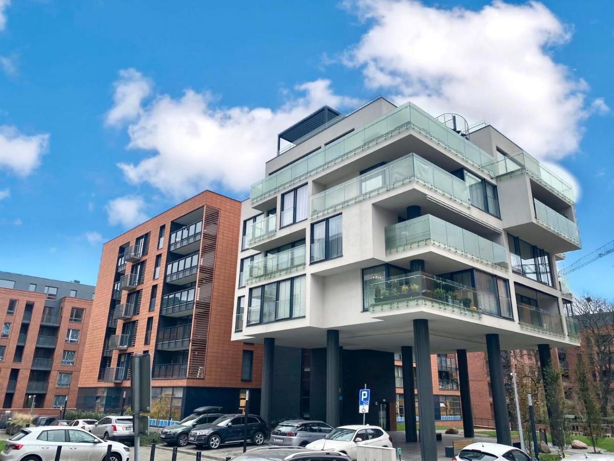 Apartament W Sercu Gdanska Z Parkingiem Podziemnym Bagian luar foto